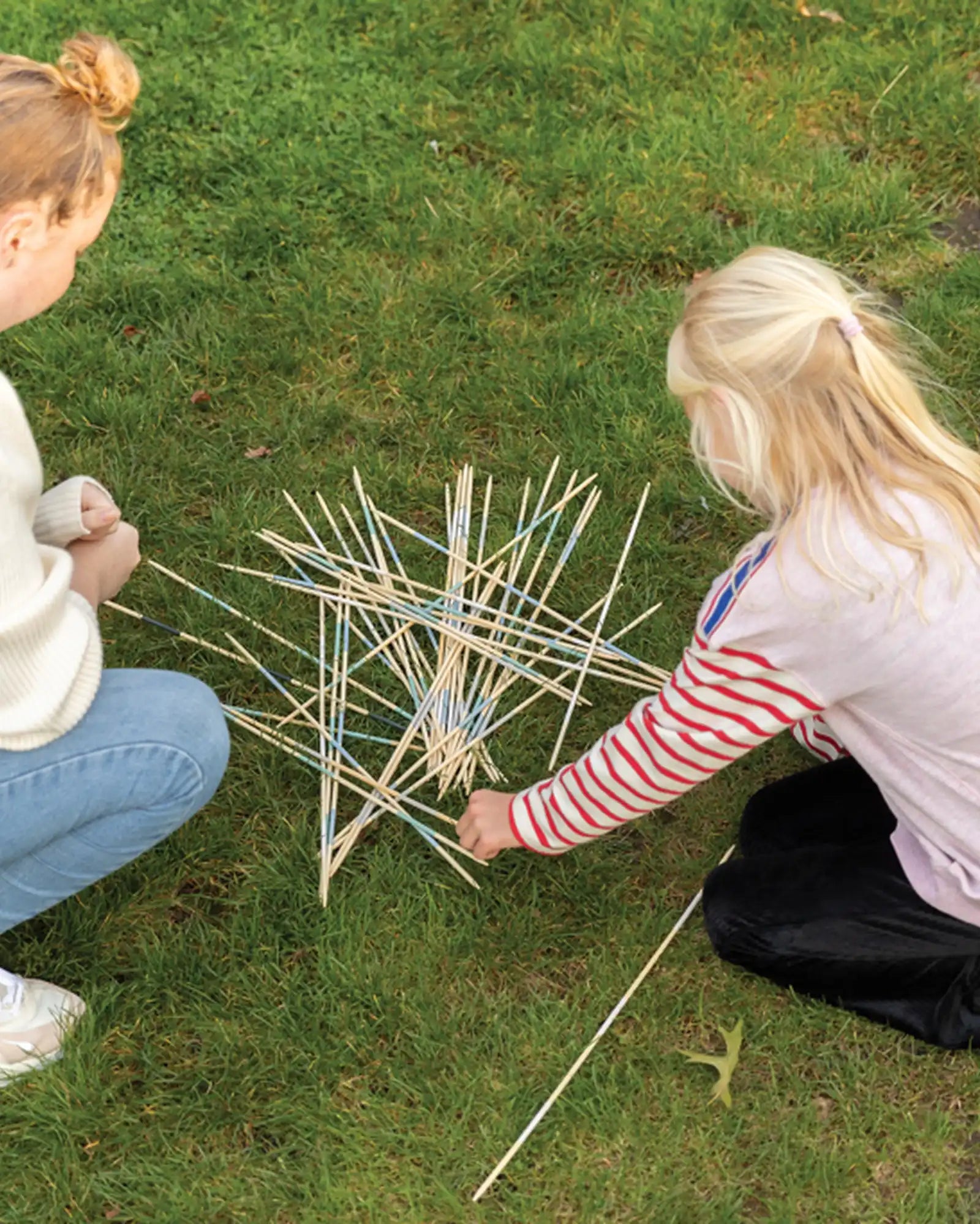 Gioco di mikado gigante in bambù da personalizzare - 4